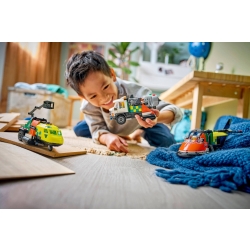 Klocki LEGO 60505 Zestaw z samolotem ciężarówką serwisową i poduszkowcem CITY